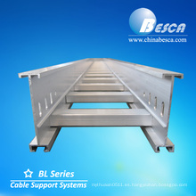 Bandeja de escalera de cable de aleación de aluminio (UL, cUL, NEMA, SGS, IEC, CE, ISO probado)